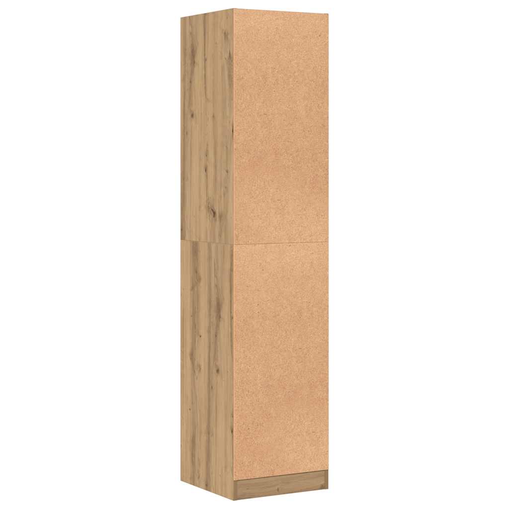 vidaXL Apothekerschrank Artisan-Eiche 40x41x174,5 cm Holzwerkstoff
