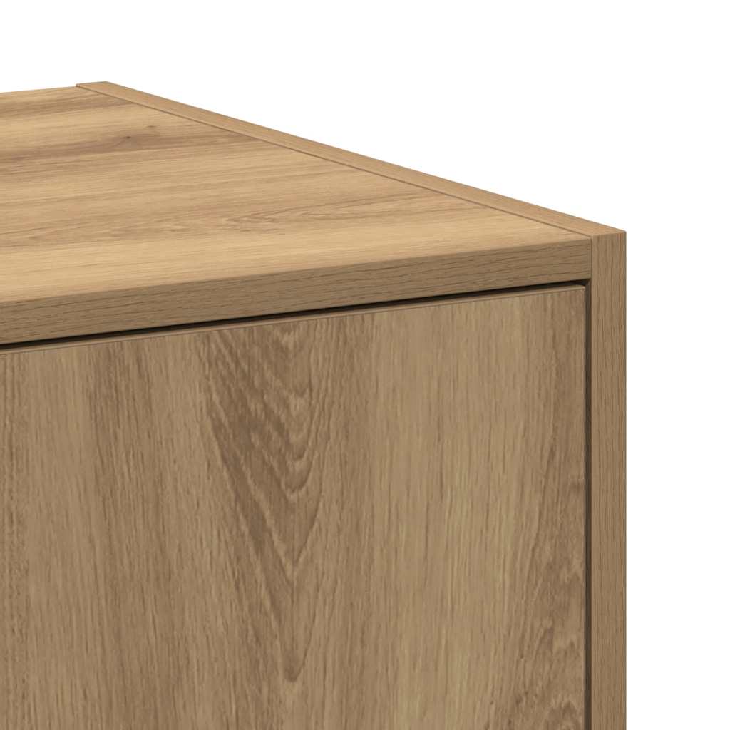 vidaXL Apothekerschrank Artisan-Eiche 40x41x174,5 cm Holzwerkstoff