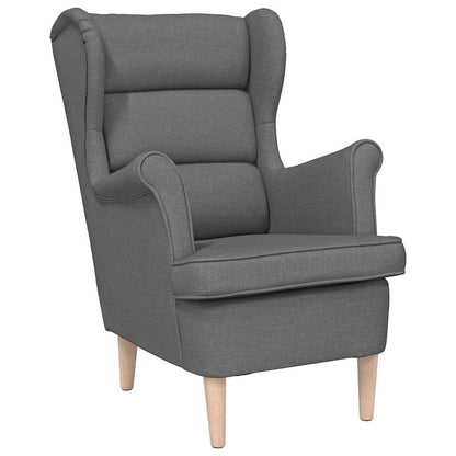 vidaXL Sessel Dunkelgrau 74x84x100 cm Stoff
