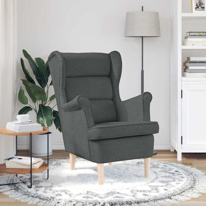 vidaXL Sessel Dunkelgrau 74x84x100 cm Stoff