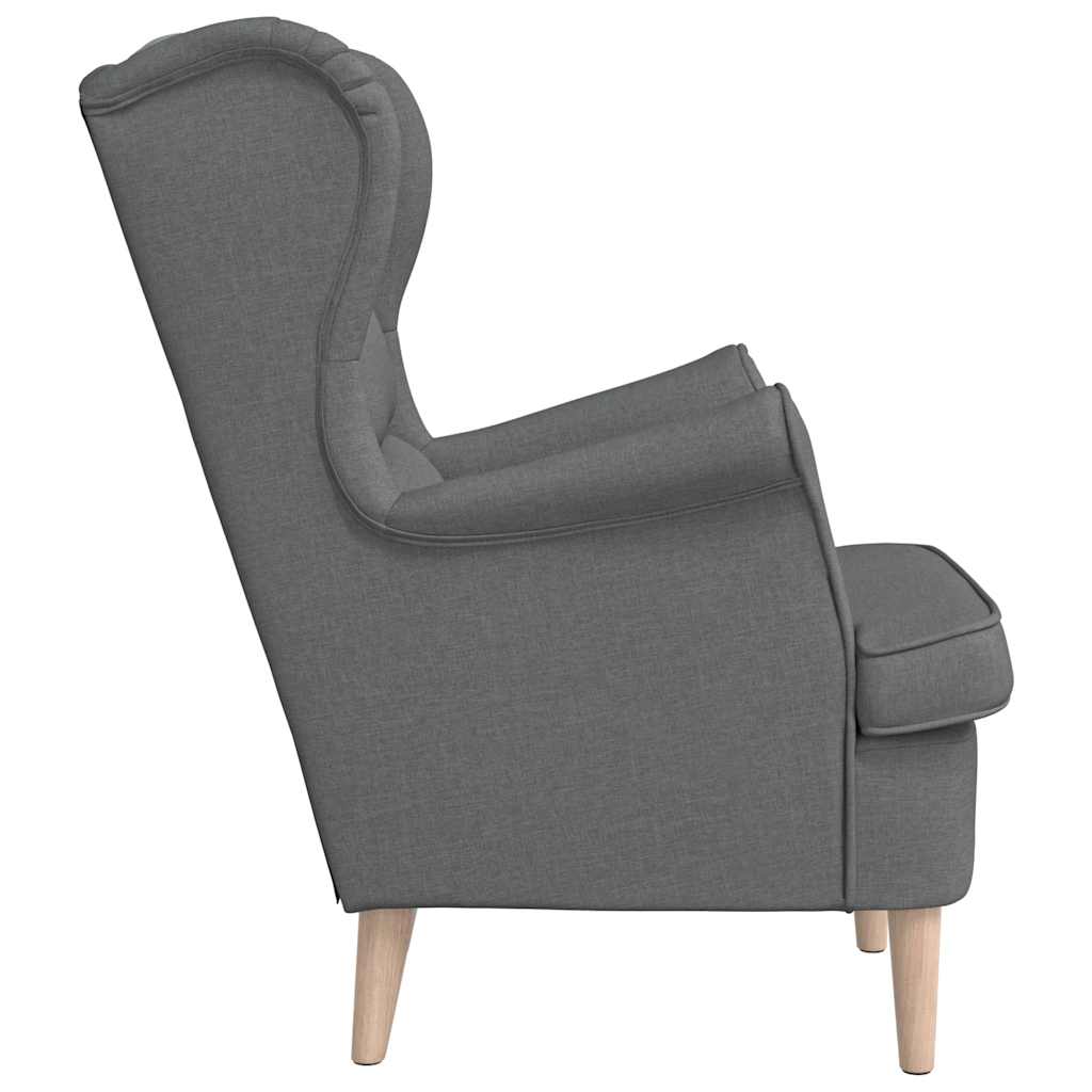 vidaXL Sessel Dunkelgrau 74x84x100 cm Stoff