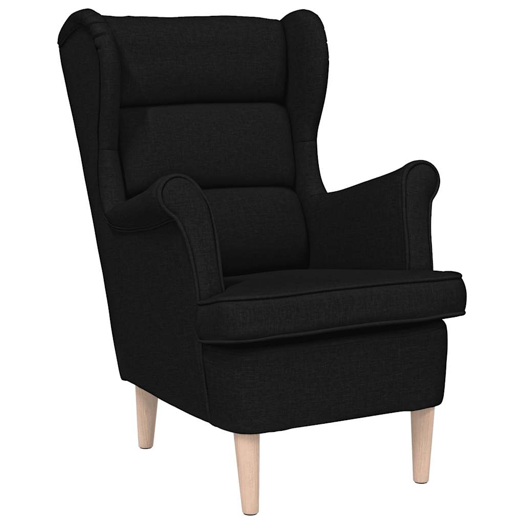 vidaXL Sessel Schwarz 74x84x100 cm Stoff