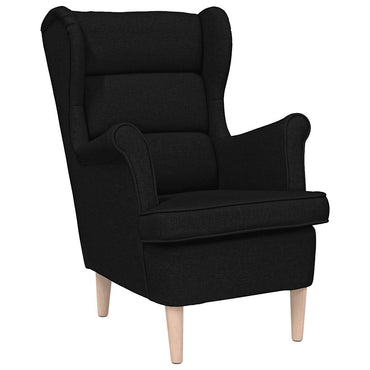 vidaXL Sessel Schwarz 74x84x100 cm Stoff