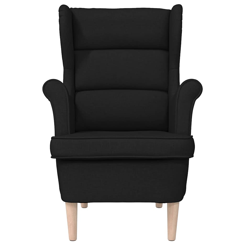 vidaXL Sessel Schwarz 74x84x100 cm Stoff