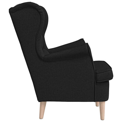 vidaXL Sessel Schwarz 74x84x100 cm Stoff