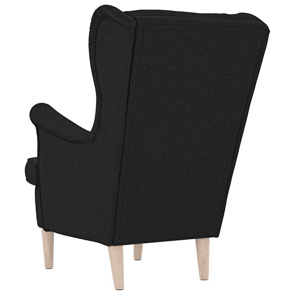vidaXL Sessel Schwarz 74x84x100 cm Stoff