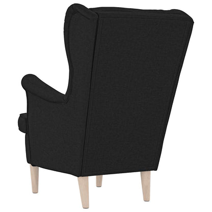 vidaXL Sessel Schwarz 74x84x100 cm Stoff