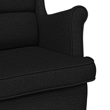 vidaXL Sessel Schwarz 74x84x100 cm Stoff