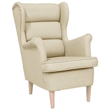 vidaXL Sessel Creme 74x84x100 cm Stoff