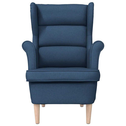 vidaXL Sessel Blau 74x84x100 cm Stoff