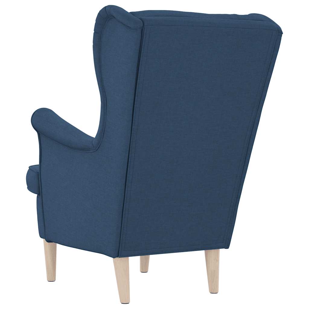 vidaXL Sessel Blau 74x84x100 cm Stoff