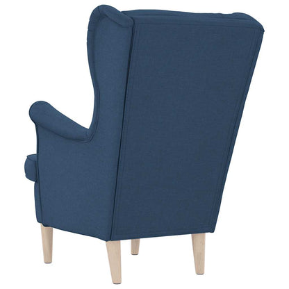 vidaXL Sessel Blau 74x84x100 cm Stoff