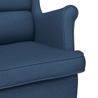 vidaXL Sessel Blau 74x84x100 cm Stoff
