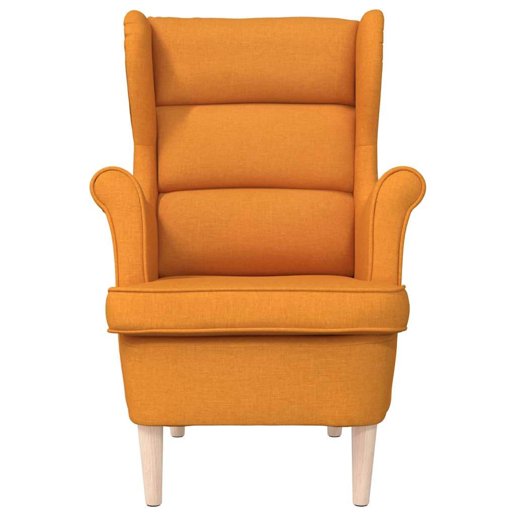 vidaXL Fauteuil Jaune foncé 74x84x100 cm Tissu