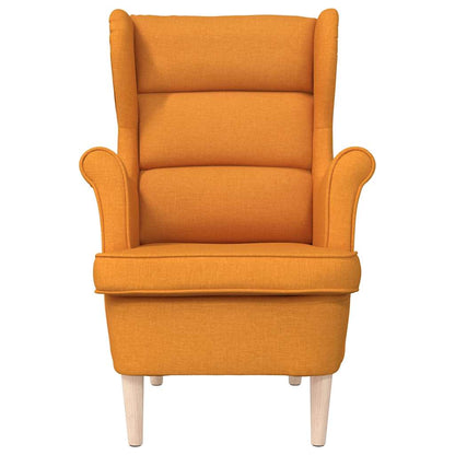 vidaXL Fauteuil Jaune foncé 74x84x100 cm Tissu