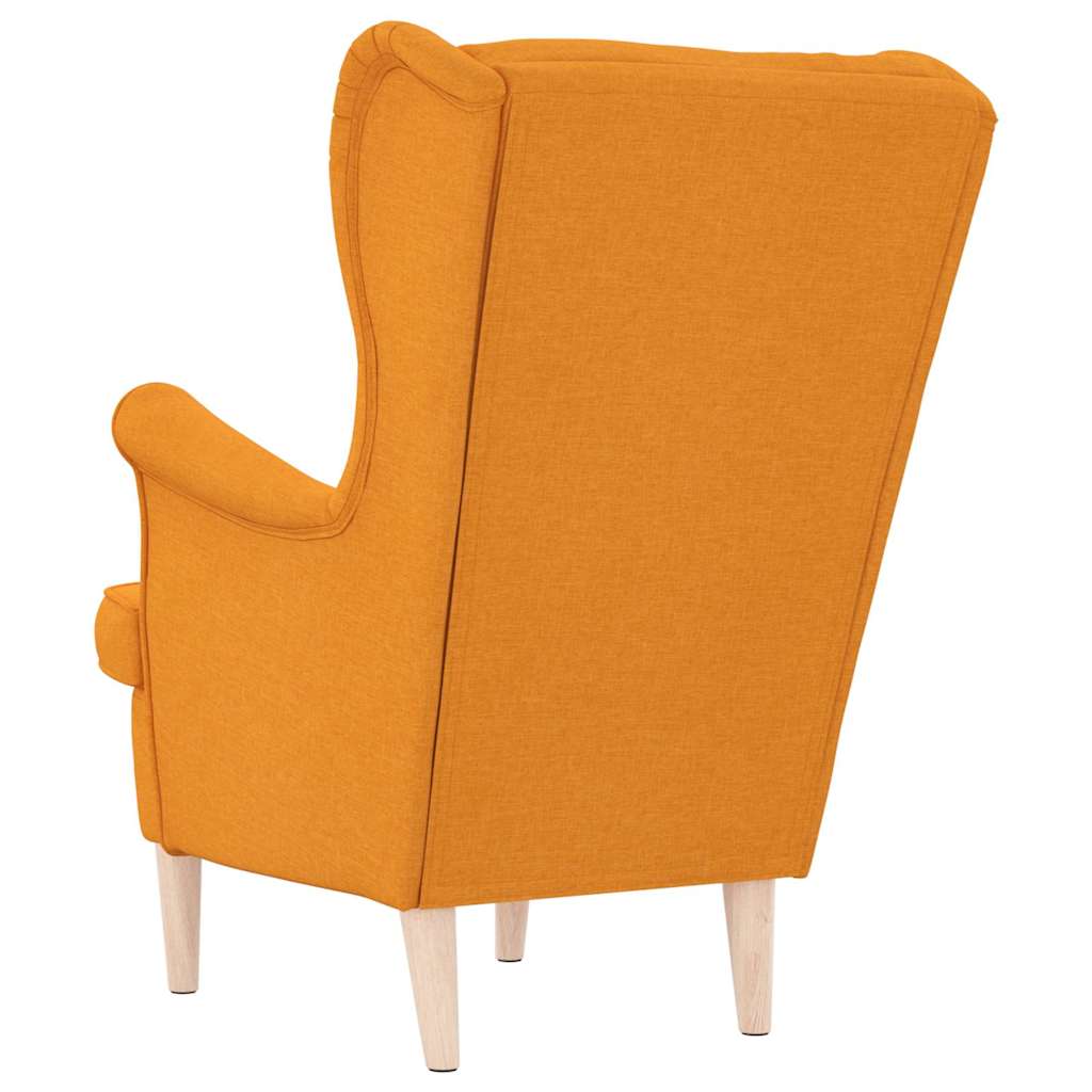 vidaXL Fauteuil Jaune foncé 74x84x100 cm Tissu