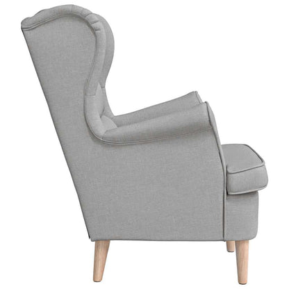 vidaXL Sessel Wolkengrau 74x84x100 cm Stoff