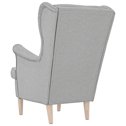 vidaXL Sessel Wolkengrau 74x84x100 cm Stoff