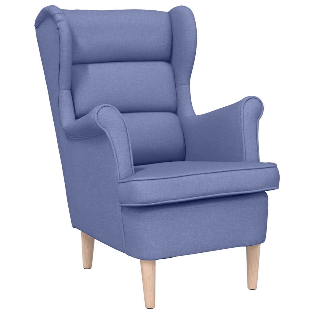 vidaXL Sessel Jeansblau 74x84x100 cm Stoff