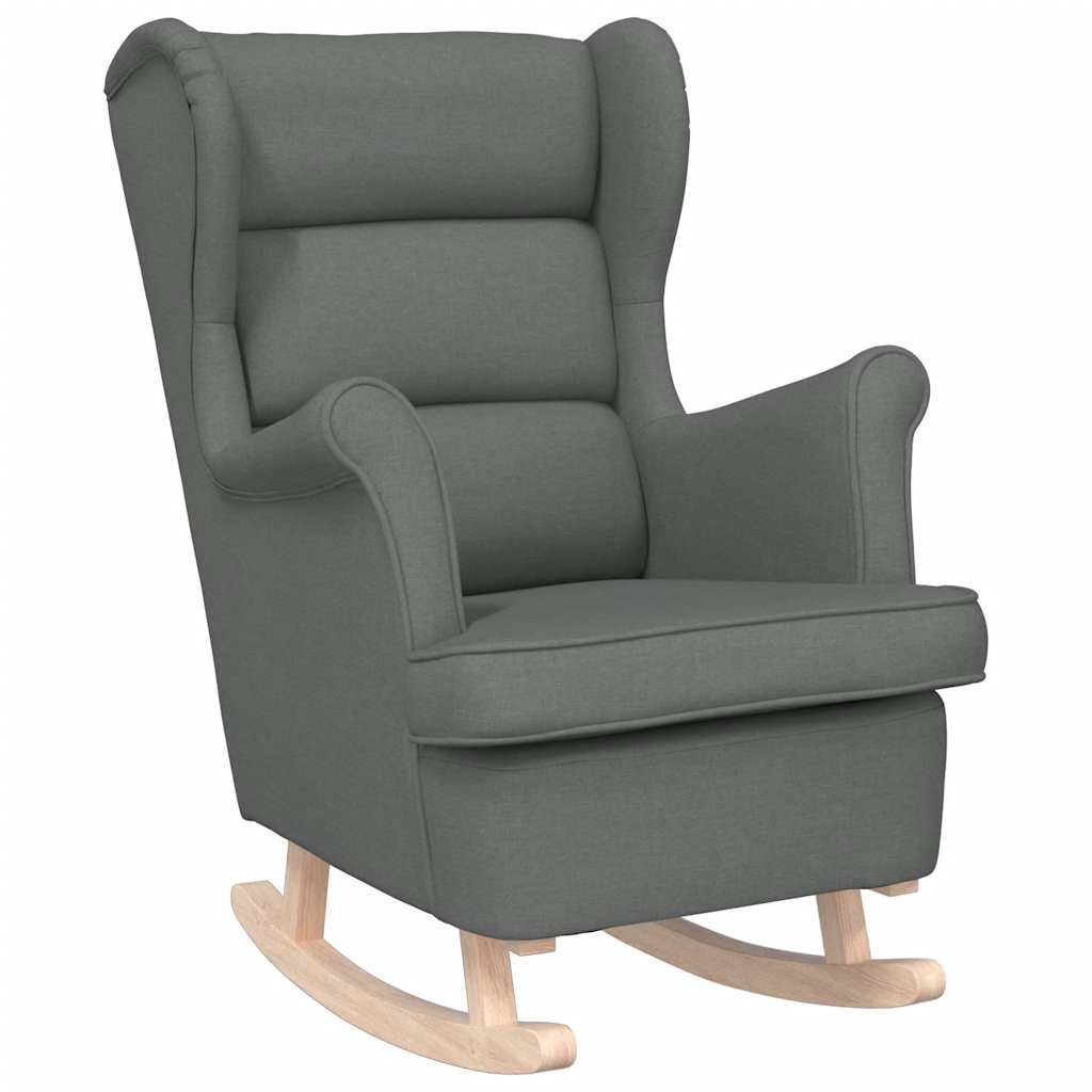 vidaXL Schaukelsessel Dunkelgrau 74x90x102 cm Stoff