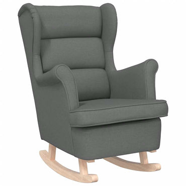 vidaXL Schaukelsessel Dunkelgrau 74x90x102 cm Stoff