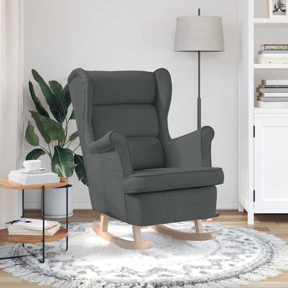 vidaXL Schaukelsessel Dunkelgrau 74x90x102 cm Stoff