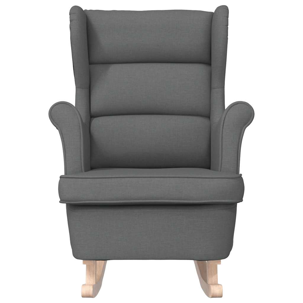 vidaXL Schaukelsessel Dunkelgrau 74x90x102 cm Stoff