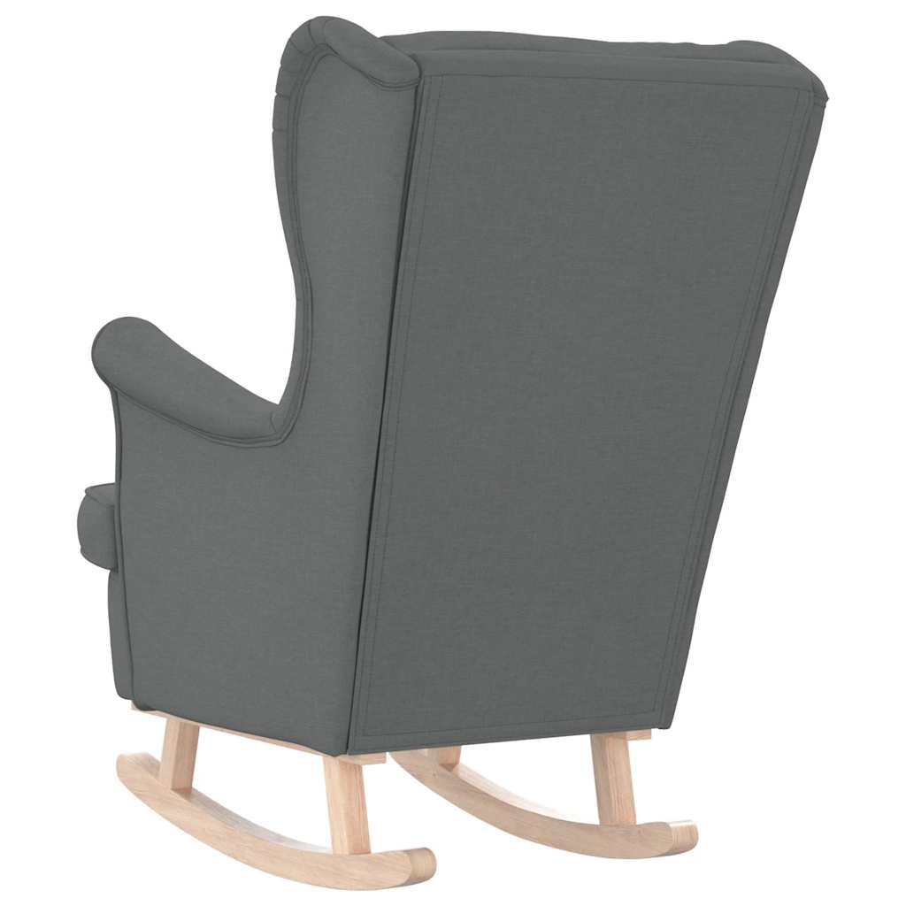 vidaXL Schaukelsessel Dunkelgrau 74x90x102 cm Stoff