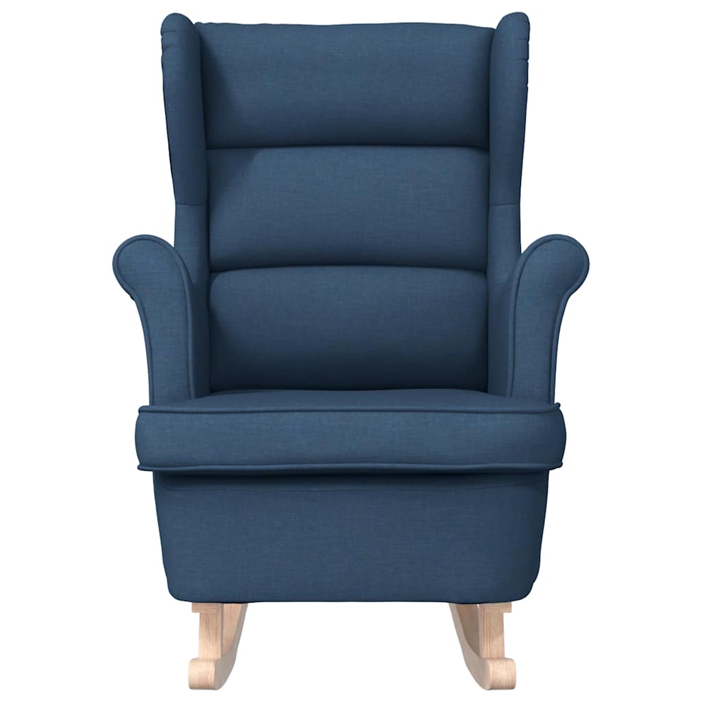 vidaXL Schaukelsessel Blau 74x90x102 cm Stoff