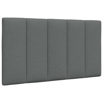 vidaXL Kopfteil-Kissen "Hanko" Dunkelgrau 80 cm Stoff