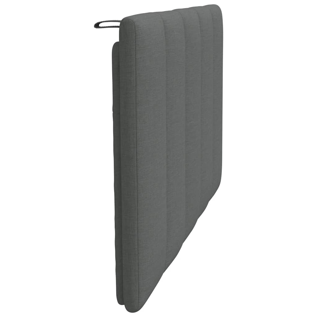 vidaXL Kopfteil-Kissen "Hanko" Dunkelgrau 80 cm Stoff