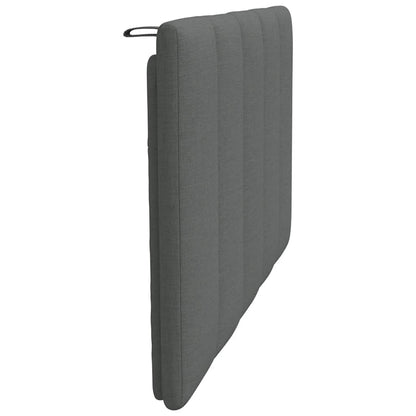 vidaXL Kopfteil-Kissen "Hanko" Dunkelgrau 80 cm Stoff