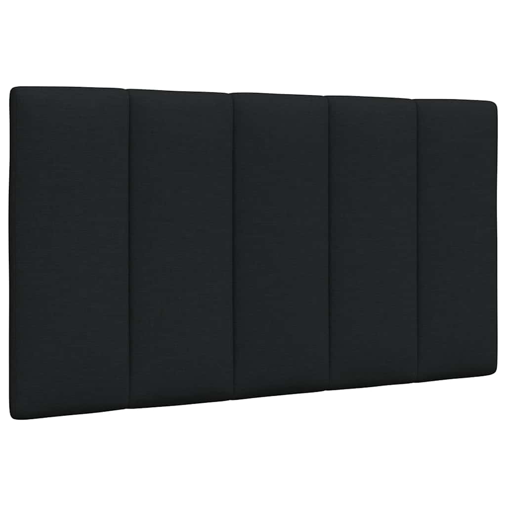 vidaXL Kopfteil-Kissen "Hanko" Schwarz 80 cm Stoff