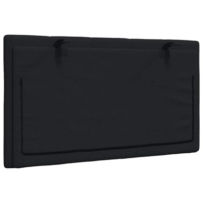 vidaXL Kopfteil-Kissen "Hanko" Schwarz 80 cm Stoff