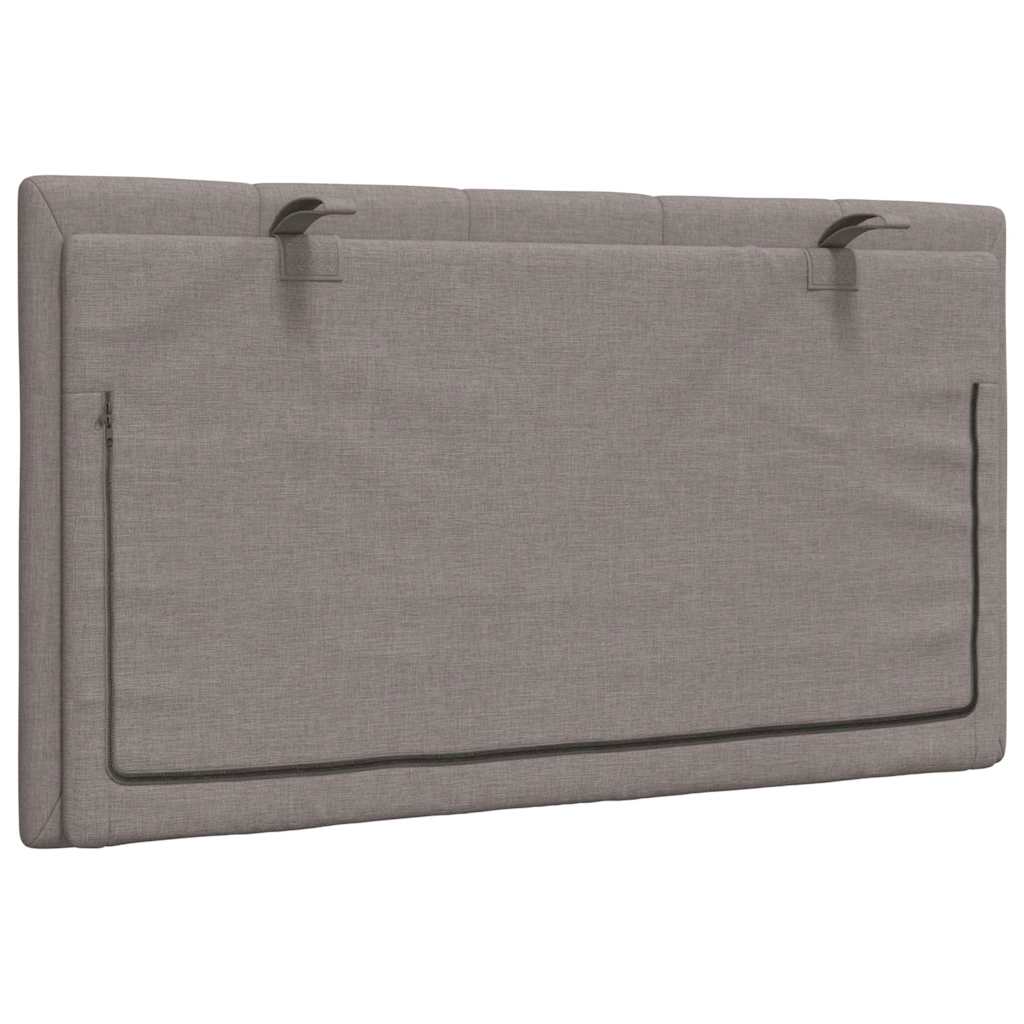 vidaXL Kopfteil-Kissen "Hanko" Taupe 80 cm Stoff