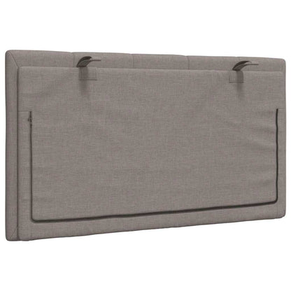 vidaXL Kopfteil-Kissen "Hanko" Taupe 80 cm Stoff
