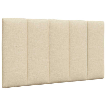 vidaXL Kopfteil-Kissen "Hanko" Creme 80 cm Stoff
