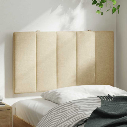 vidaXL Kopfteil-Kissen "Hanko" Creme 80 cm Stoff