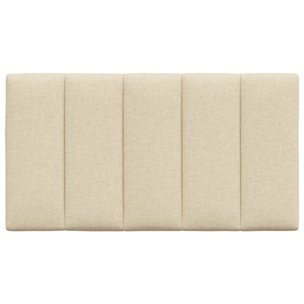 vidaXL Kopfteil-Kissen "Hanko" Creme 80 cm Stoff