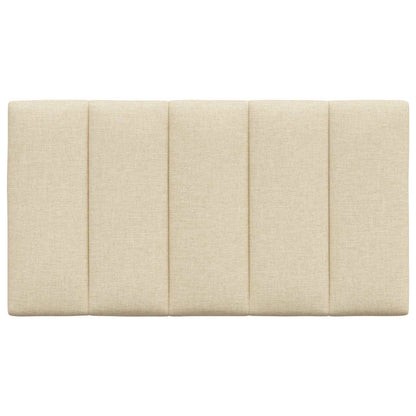 vidaXL Kopfteil-Kissen "Hanko" Creme 80 cm Stoff