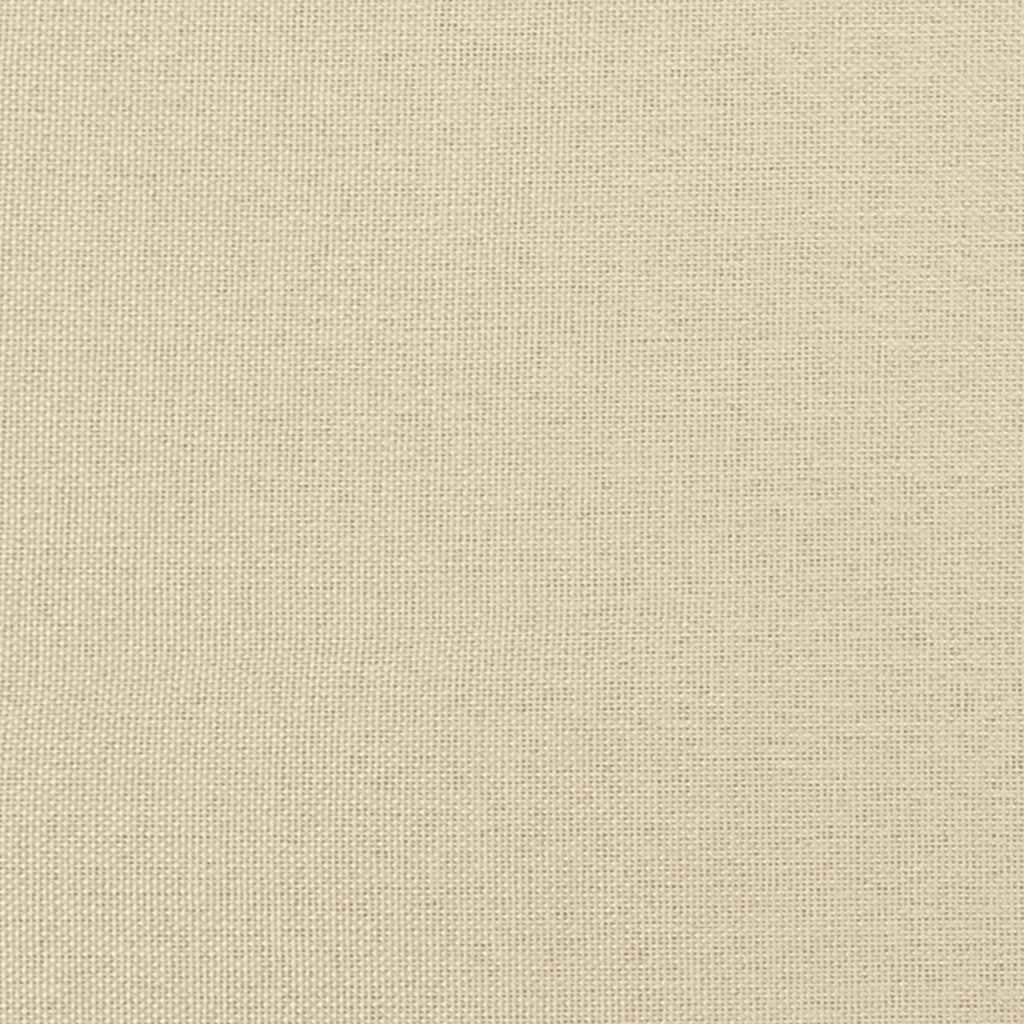 vidaXL Kopfteil-Kissen "Hanko" Creme 80 cm Stoff