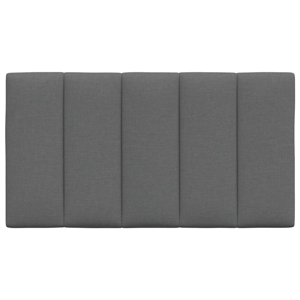vidaXL Kopfteil-Kissen "Hanko" Dunkelgrau 90 cm Stoff
