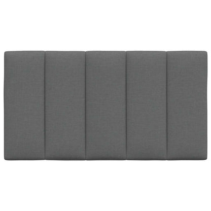 vidaXL Kopfteil-Kissen "Hanko" Dunkelgrau 90 cm Stoff