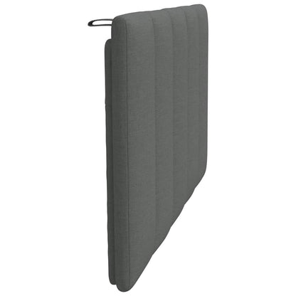 vidaXL Kopfteil-Kissen "Hanko" Dunkelgrau 90 cm Stoff