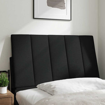 vidaXL Kopfteil-Kissen "Hanko" Schwarz 90 cm Stoff