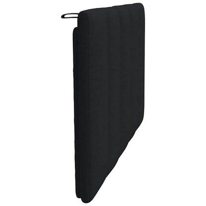 vidaXL Kopfteil-Kissen "Hanko" Schwarz 90 cm Stoff