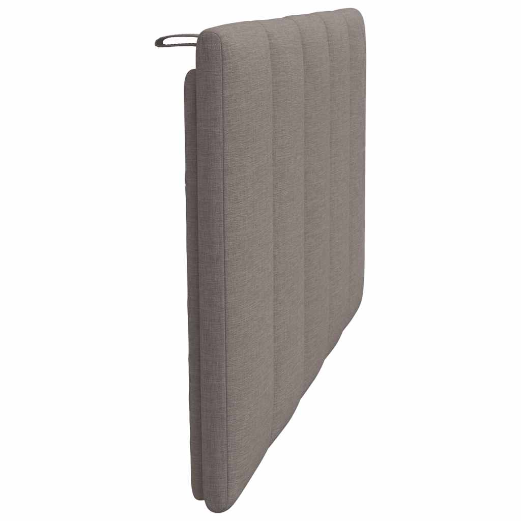 vidaXL Kopfteil-Kissen "Hanko" Taupe 90 cm Stoff
