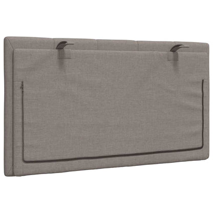 vidaXL Kopfteil-Kissen "Hanko" Taupe 90 cm Stoff
