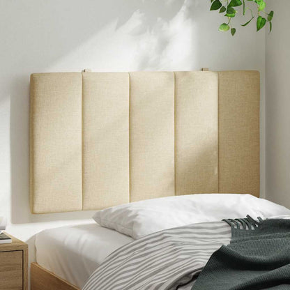 vidaXL Kopfteil-Kissen "Hanko" Creme 90 cm Stoff
