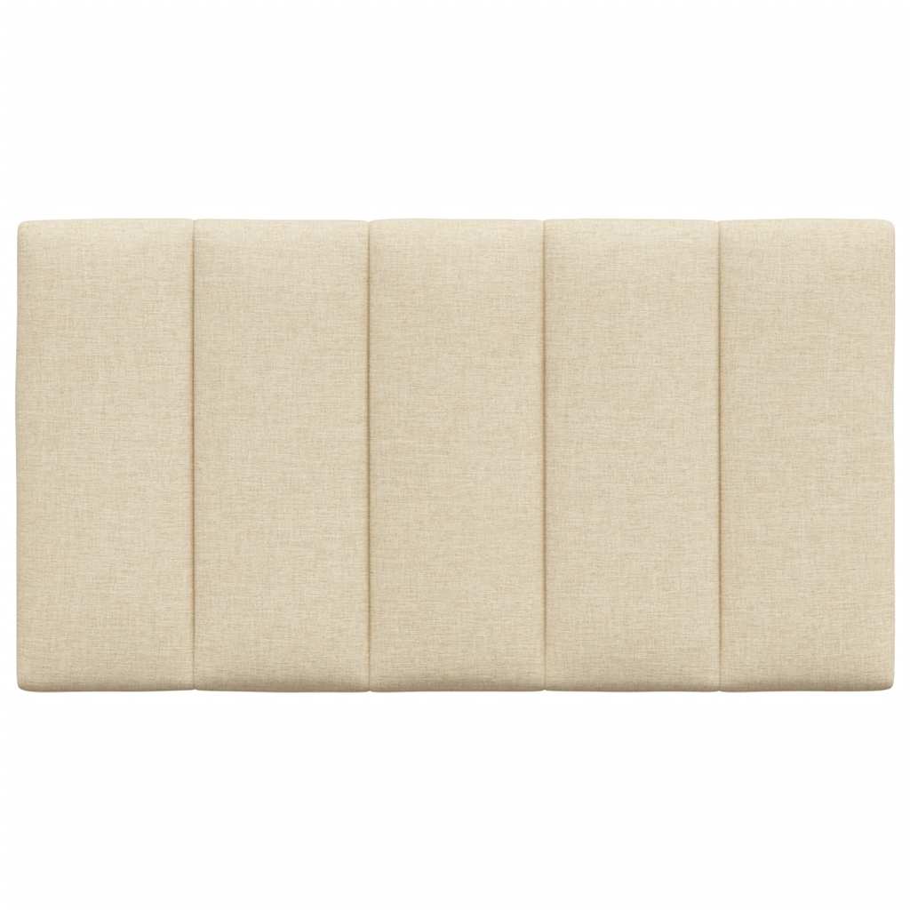 vidaXL Kopfteil-Kissen "Hanko" Creme 90 cm Stoff
